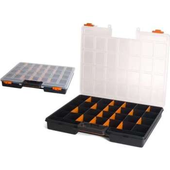 Gerimport Gereedschapskoffer Organizer 48 X 41 X 6 Cm Zwart