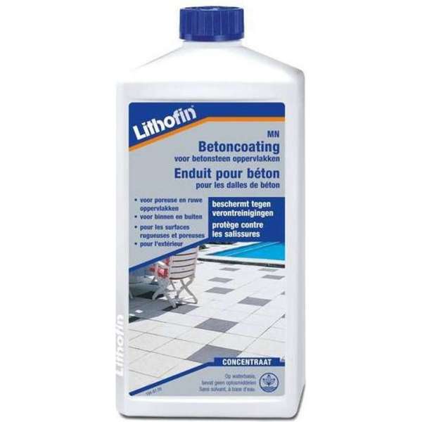 MN Betoncoating - Verglazing voor beton - Lithofin - 1 L