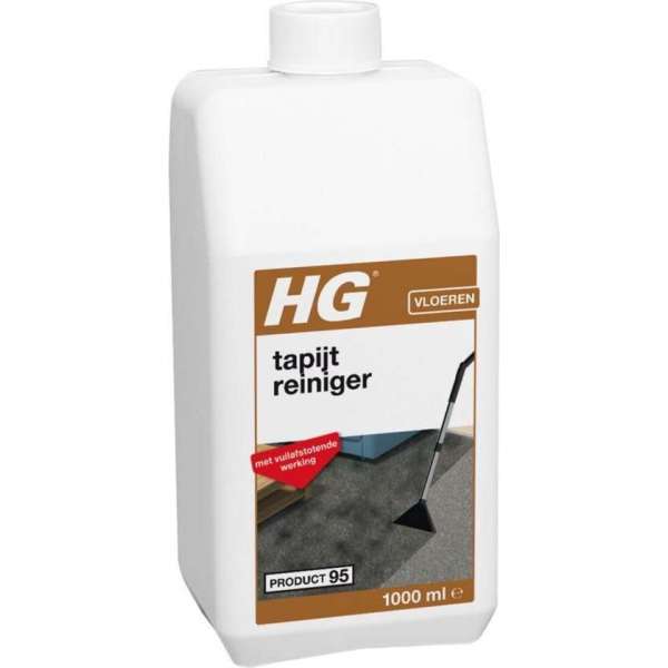 HG tapijtreiniger (product 95) - 1L - vuilafstotend effect - ook geschikt voor bekleding