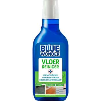 Blue Wonder Vloerreiniger Grootverpakking - 6x 750 fles met dop (4,5 liter)