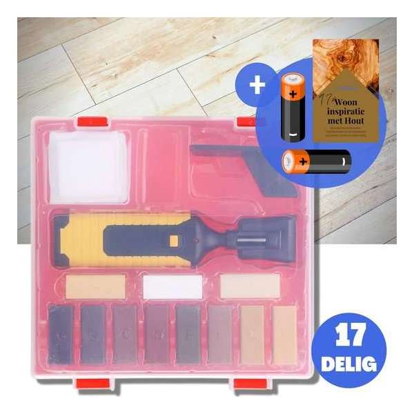 Complete Laminaat en Hout Reparatieset - met 11 Mengbare Kleuren