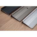 ALUMINIUM TRAPKANTPROFIELEN type 845 KUBERIT  ZILVER 14 x 43 x 100 cm x ( set van 15 stuks ) voor PVC