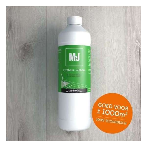 Mr.J PVC / Laminaat Reiniger. Ecologische reiniger voor laminaat en pvc vloeren.