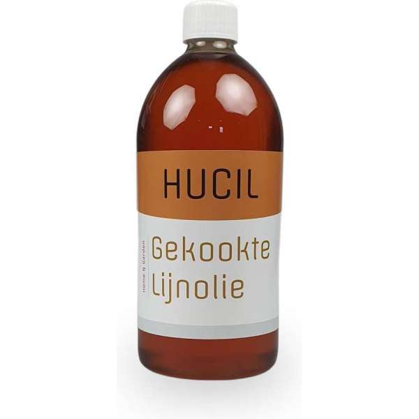 Gekookte lijnolie - Boiled linseedoil - lijnzaadolie - voor hout - douglas teak olie - bamboe olie protector onderhoud - 1 liter