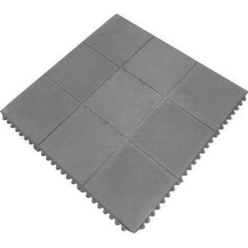 Rubber tegel 90 x 90 cm - Kliksysteem