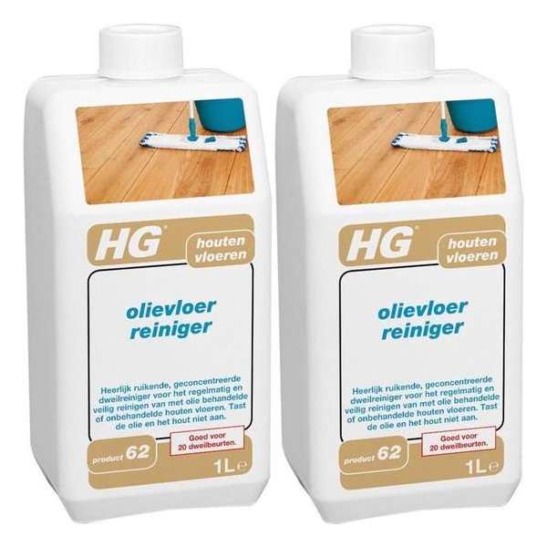 HG Olievloer Reiniger - 1000 ml - 2 Stuks !