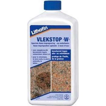 Vlekstop W - Speciale wateroplosbare impregnering UNIVERSEEL (binnen en buiten) - Lithofin - 0,5 L