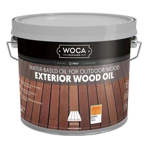 WOCA Exterior Oil NATUREL - 2,5 liter