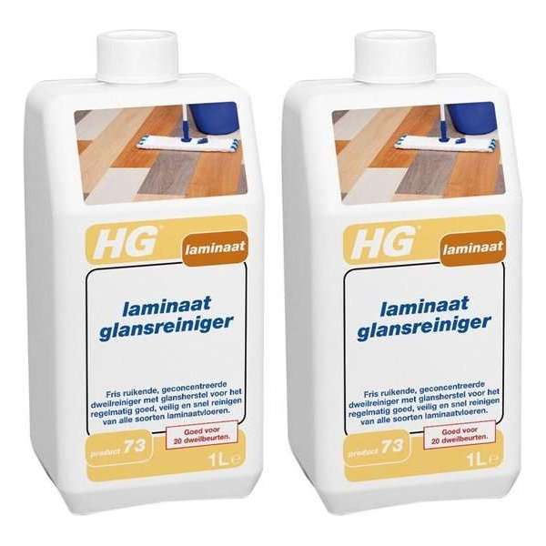 HG Laminaat Glansreiniger - 1000 ml - 2 Stuks