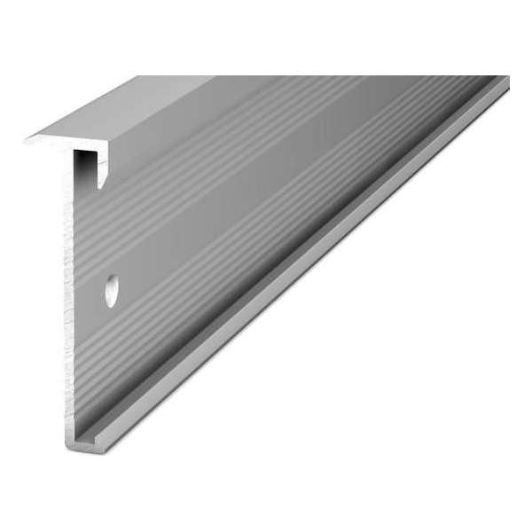 Aluminium trapprofiel geboord - 12,5mm x 3,00m