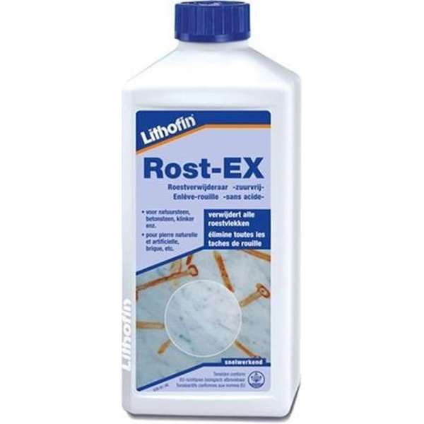 Rost-EX - Roestverwijderaar - zuurvrij UNIVERSEEL -  Lithofin - 500 ml