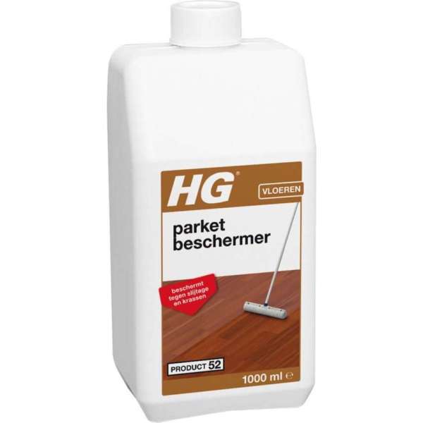 HG parketbeschermer mat (product 52) - 1l - zonder glans - beschermt tegen slijtage en krassen