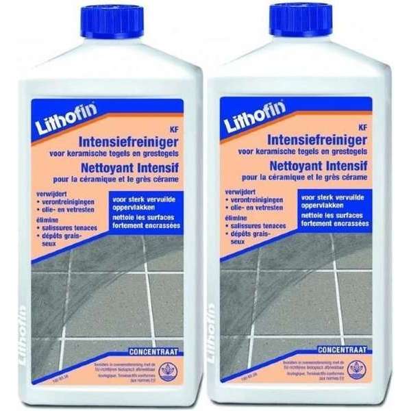 Lithofin KF Intensiefreiniger KERAMISCHE TEGELS - 2L - Voordeelpack