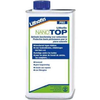 PRO NanoTOP - Professionele anti-vlek voor keukenplannen - Lithofin - 1 L