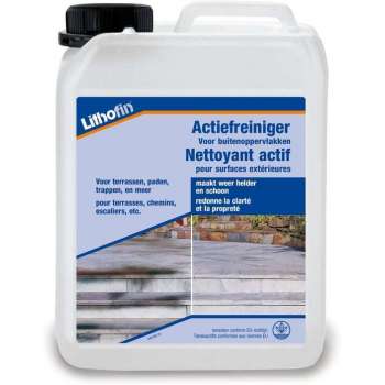 Actiefreiniger - Voor buitenoppervlakken - Lithofin - 2,5 L