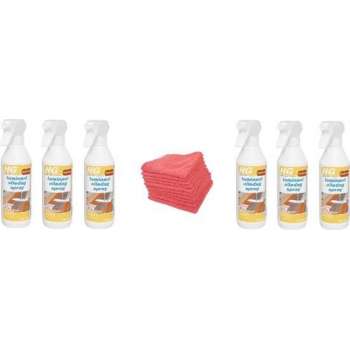 HG laminaat alledag spray (HG product 71) Doos 6 Stuks + 10 Microvezeldoeken