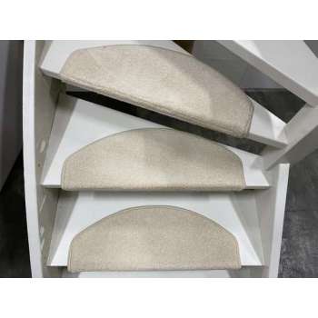 Trapmatten Twist- 65x28 cm- Crème- 15 stuks