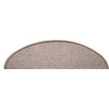 Trapmat Durban Beige 15 Stuks 16x56 cm haak 4 cm