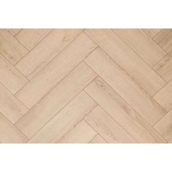 Floer Visgraat Laminaat Vloer - Creme Eiken 64 x 14,3 x 1,2 cm