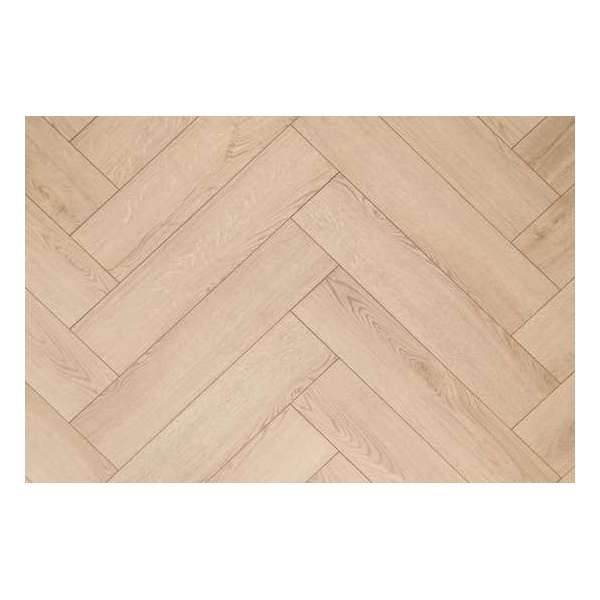 Floer Visgraat Laminaat Vloer - Creme Eiken 64 x 14,3 x 1,2 cm