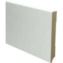 Hoge plinten - MDF - Moderne plint 150x18 mm - Wit - Voorgelakt - RAL 9010 - Per stuk 2,4m