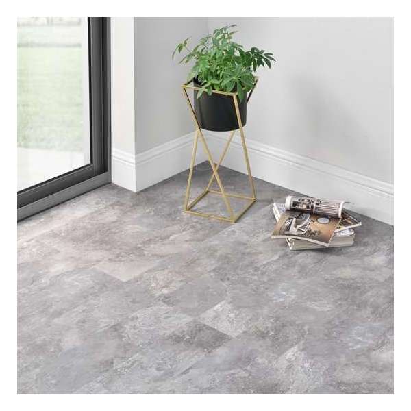 Design PVC laminaat zelfklevend 3,92 m² Slate Grey Oak