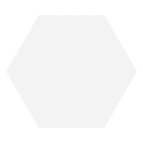 1,16m² - Hexagon / zeshoek vloer- en wandtegels - Timeless White Mat 15x17 - Wandtegels keuken / badkamer