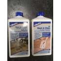 Lithofin MN Voordeelpakket - Wash en Clean & Glans en Schoon - NATUURSTEEN - 2 x 1L