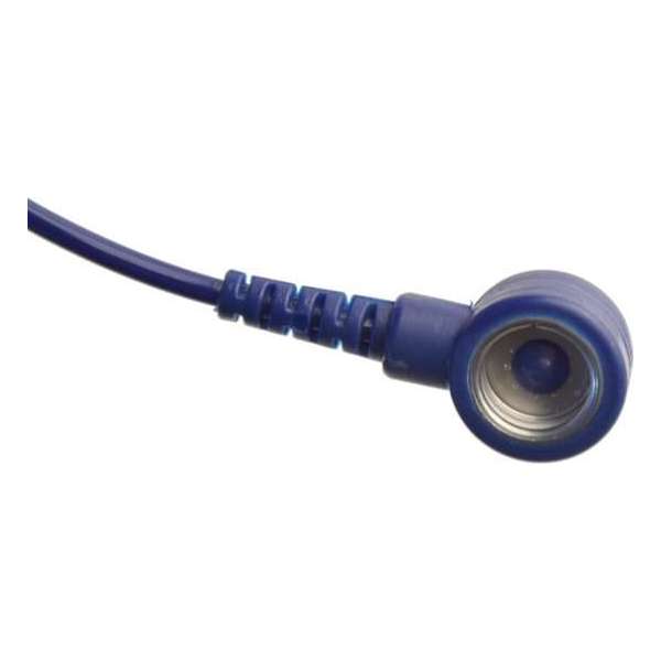 Killstat Spiraal Polsbandsnoer donkerblauw 1.8m 10mm drukknop