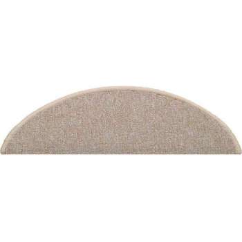 Trapmat Cortona Beige 15 stuks - 17x56 cm haak 4 cm