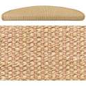 Hamat Trapmat Sisal natural 17x56 set 15 stuks