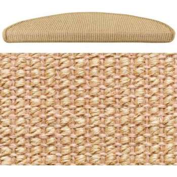 Hamat Trapmat Sisal natural 17x56 set 15 stuks