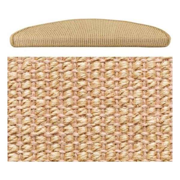 Hamat Trapmat Sisal natural 17x56 set 15 stuks