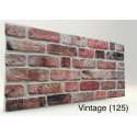 4 x 3D Wandpanelen (2m2), VINTAGE, bakstenen effect, steenstrips, gevelbekleding binnen/buiten,EPS,piepschuim