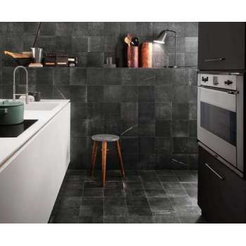 1,2m2 Vloer-en wandtegels Maku Dark 20x20 - Keuken/badkamer tegels