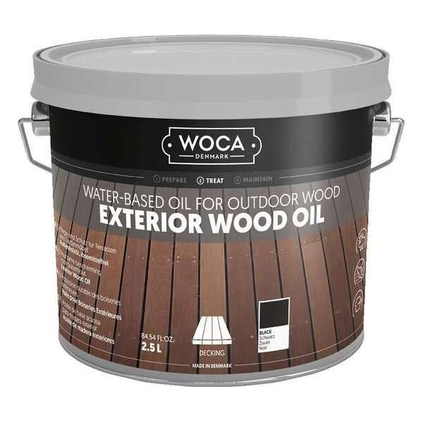 WOCA Exterior Oil ZWART - 2,5 liter