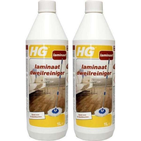 HG Laminaat dweilreiniger 1L - 2 Stuks !