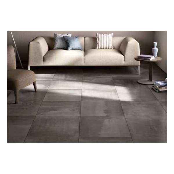 1,5m² - Tegels Concrete Antraciet 60x60 cm - Vloer- en Wandtegels