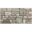 5 panelen (2.5 M2) 100 x 50 cm 3D wandpanelen - code Mixed Stone 4K