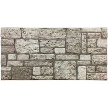 5 panelen (2.5 M2) 100 x 50 cm 3D wandpanelen - code Mixed Stone 4K