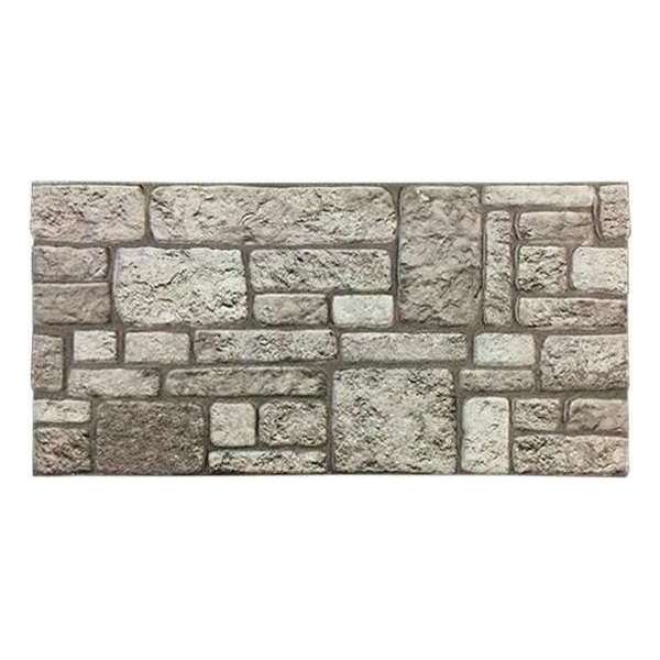 5 panelen (2.5 M2) 100 x 50 cm 3D wandpanelen - code Mixed Stone 4K