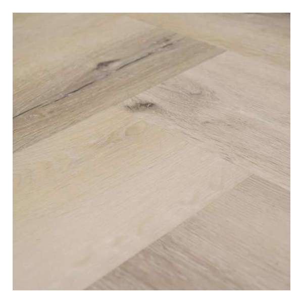 Ambiant Spigato Light Oak 1.897 m² | Lijm PVC vloer | Visgraat look | Licht