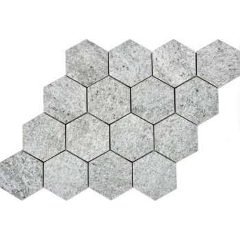 Keramische tegel Basaltic Gris Mosaic 26,5x39 - Woodson and Stone - grijs