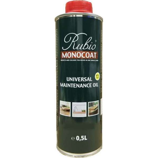 Rubio Monocoat Universal Maintenance Oil Black - 0.5 liter