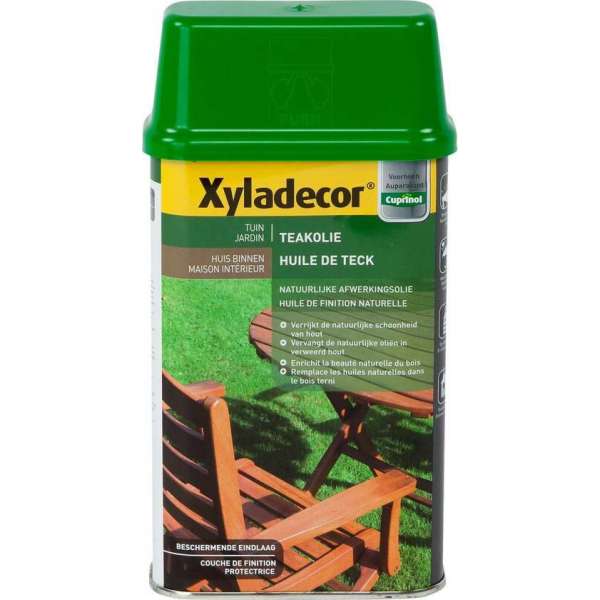 Xyladecor Teakolie - Afwerkingsolie - Naturel - 0.5L