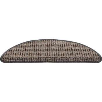 Trapmat Berlijn bruin 17*56cm set 15 stuks