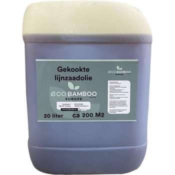 Gekookte lijnzaad olie lijnzaadolie, meubel olie, teakolie, lijnolie 20 liter