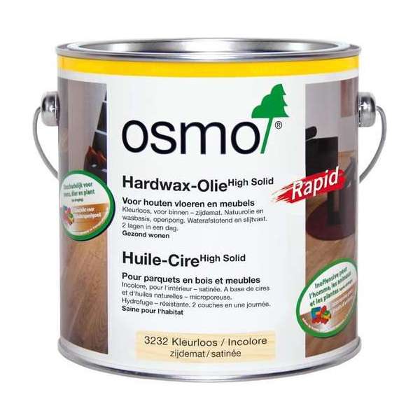 Osmo 3232 Hardwaxolie Rapid Zijdemat - 2.5 liter