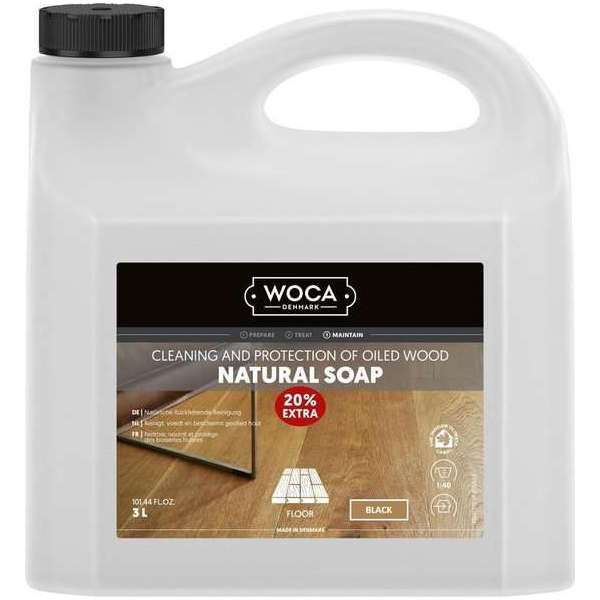 Woca Natuurzeep Zwart - 3 liter