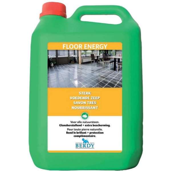 Floor Energy - Voedende zeep NATUURSTEEN - Berdy - 5 L